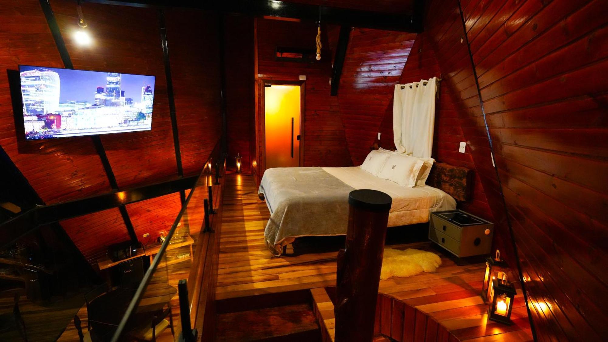 Chalé Chale Boutique Spa- Sauna Seca, Jacuzzi , Rede Suspensa Campos do Jordão